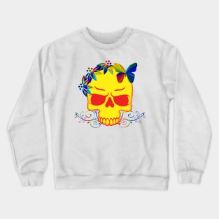 Colorful Skull Crewneck Sweatshirt